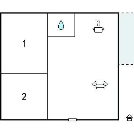 2 Bedroom Beautiful In Pakoštane